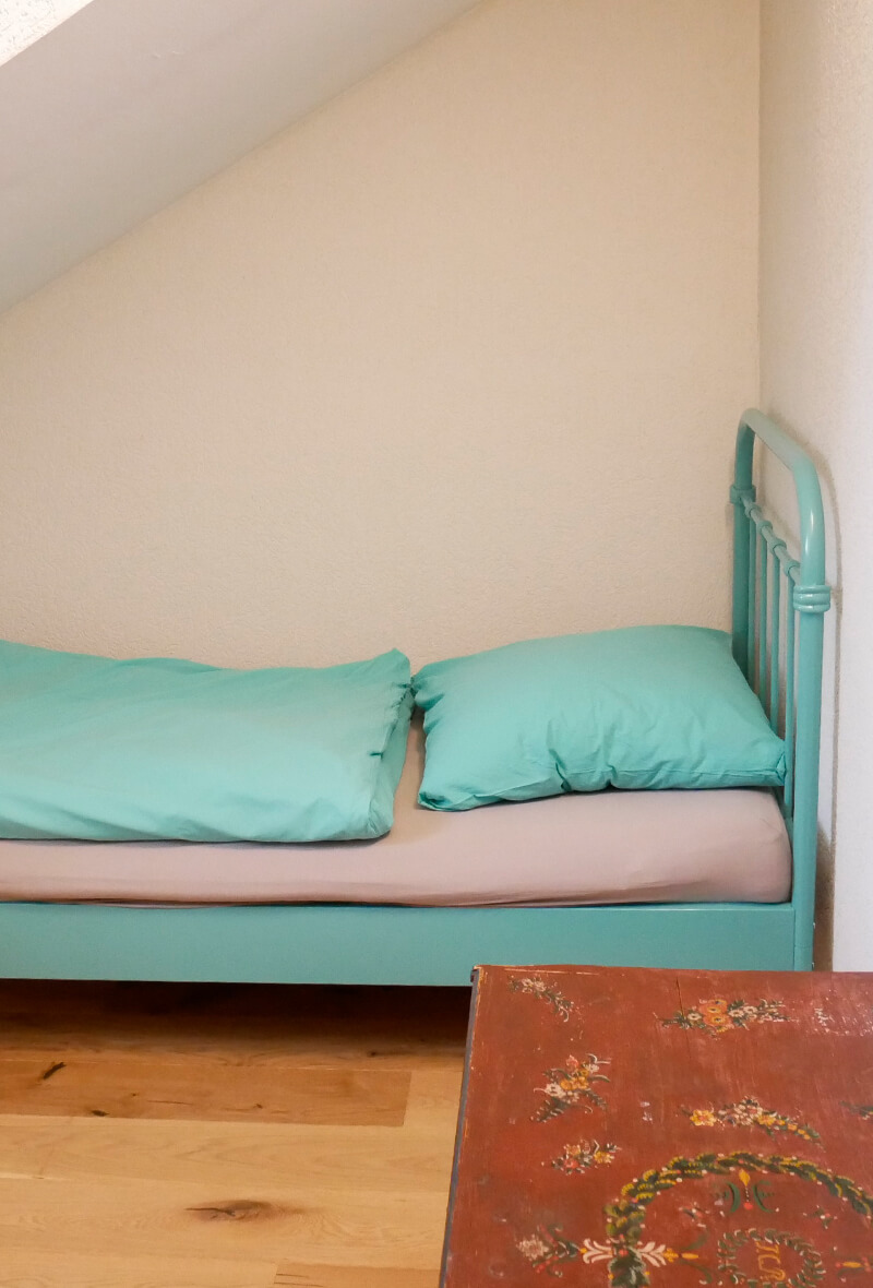 seperates Schlafzimmer in der Ferienwohung in Dresden